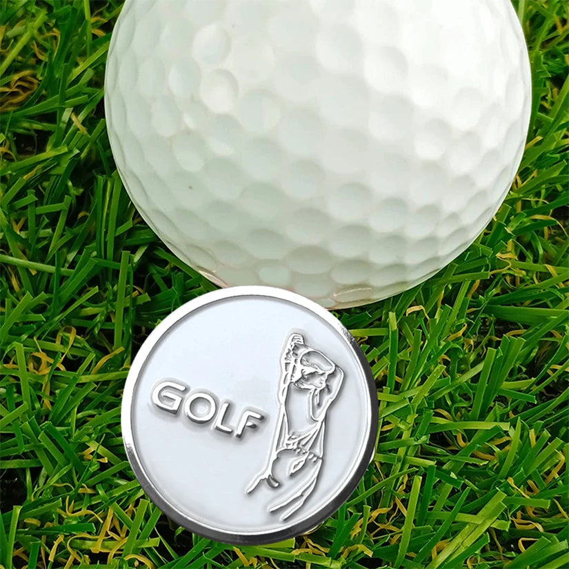 Premium Magnetic Golf Ball Marker & Hat Clip