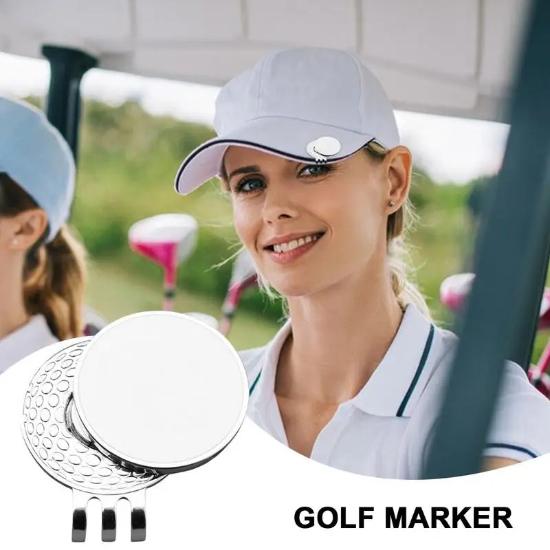 Premium Magnetic Golf Ball Marker & Hat Clip