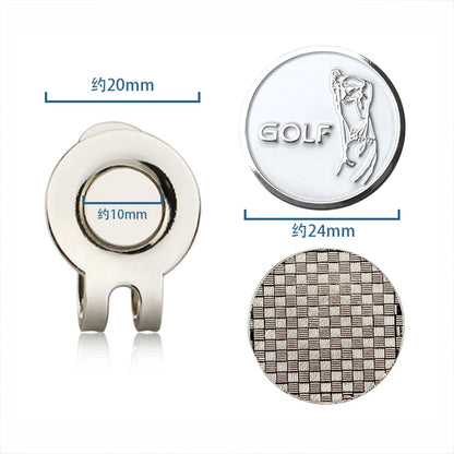 Premium Magnetic Golf Ball Marker & Hat Clip