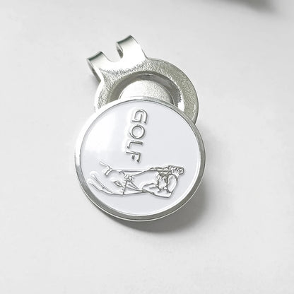 Premium Magnetic Golf Ball Marker & Hat Clip