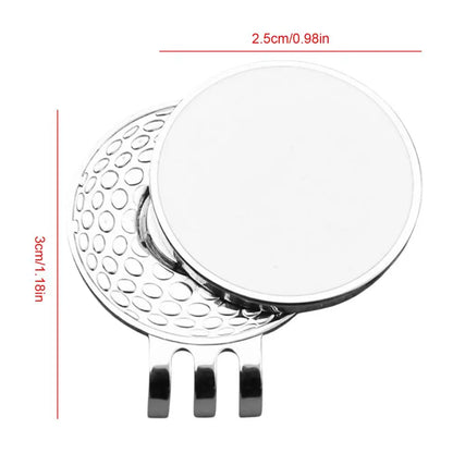 Premium Magnetic Golf Ball Marker & Hat Clip